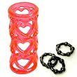 Doc Johnson Lover Rings Red Adult Sex Toy Kit