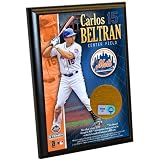 MLB New York Mets Carlos Beltran 4-by-6-Inch Dirt Plaque