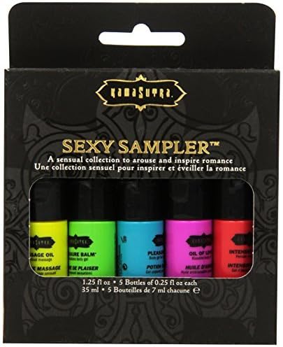 Kama Sutra Company Sexy Sampler Set 5 Bottles, 0.25 Fluid Ounces Each by Kama Sutra Company