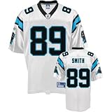 Reebok Carolina Panthers Steve Smith Youth Replica White Jersey