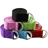 Fit Spirit&reg; Fitness Exercise Yoga Strap 6ft, 8ft, 10ft - Pick Your Color and Size