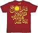 Tee Hugger SOLAR POWER TURNS ME ON Adult Organic Cotton T-shirt