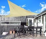 Sonnensegel UV Schutz 3,6x3,6x3,6m - Champagner