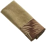 Avanti Tropical Leaves Fingertip Towel, Willow
