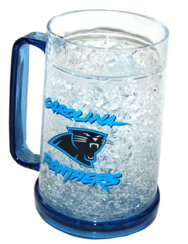 NFL Carolina Panthers 16 oz Crystal Freezer Mug