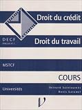 Revue Vuibert  / Droit du crédit, droit du travail: Cours DECF, épreuve no 2