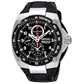 Seiko Men's Chronograph/multifuction Leather Watch