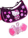 Adorable Hello Kitty Black Purse Free Ponytail Holder