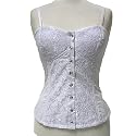 Sexy Button up Corset with Lace on the Back