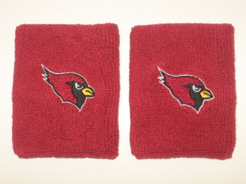 ARIZONA CARDINALS Team Logo COTTON WRISTBANDS -(set of 2)