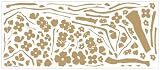 RoomMates RMK1165GM Cherry Blossom Peel & Stick Appliques