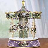 IMAGE OF Thomas Kinkade Springtime Garden Musical Carousel