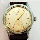 Vintage Antique watch: Omega Automatic, St Steel, Gold Dial and Hands, 1950's by Swiss
