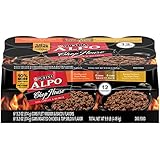 Purina ALPO Brand Dog Food Chophouse Originals With Filet Mignon and Bacon Flavors/Roasted Chicken and Top Sirloin Flavors Variety Pack Wet Dog Food, 13.2-Ounce Cans, Pack of 12