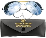 USA MILITARY ISSUE AVIATOR STYLE SUNGLASSES MIRROR LENS,2008 SPEC MILITARY COOL