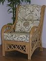 Gilda Replacement Cushions for Cane Conservatory Wicker & Rattan Chair C51 Bamboo Natural plus 11 choices, 6001