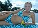 Hawaiian Tiki Print Classic Underwire Bra Bikini :Top Only