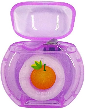 Fenghe Dental Floss 10 Yards Extra Fine Total Care with Mini Portable Round Box ,4 Packs in 1 Package