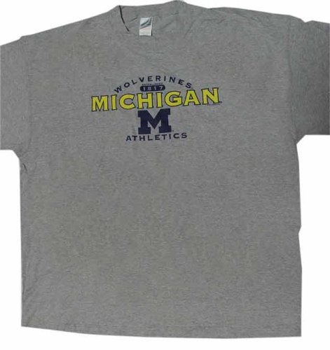 Michigan Wolverines NCAA Grey Adult T-Shirt