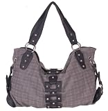 Candice High Quality Women Fashion Handbag Shoulder Bag Purse Totes Satchel Clutches Hobos (LA54806 GREY)) Review