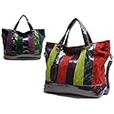 David Jones Color Block Tote Handbag