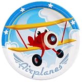 Airplane Adventure Dinner Plates (8) Party Supplies