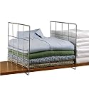 Chrome Shelf Divider for Wood Shelves (Set of 2)