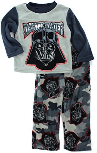 Star Wars Darth Vader Boys Grey Fleece Pajamas