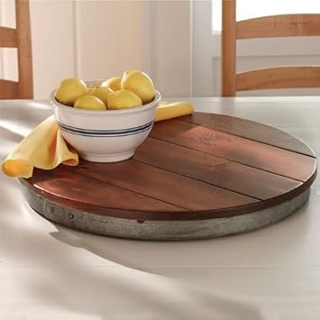 Wine Barrel Lazy Susan