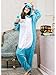 Adult Onesie Pajamas for Women Sleepsuit Costume Animal Blue Unicorn S