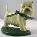 Painted Cast Iron Westie Dog Doorstop
