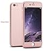 iPhone 6 Plus/6S Plus Full Body Hard Case--Inspirationc 360 All Round Protective Case for iPhone 6 Plus/6S Plus 5.5 Inch--Rose Gold