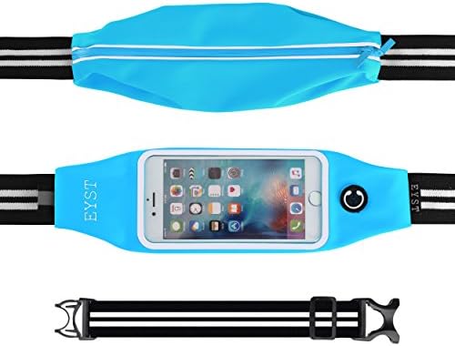 Running Belt Waist Pack, EYST® Outdoor Waterproof Sport Running Waist Belt Bag for Cycling,Hiking,Walking,Fitness,Fit iPhone 6/6s Plus,Samsung Galaxy S7/S6/S6 Edge