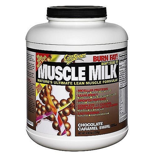 Cytosport Muscle Milk, Chocolate Caramel Swirl, 4.96-Pound Jar by Caramels
