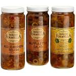 Enrico Formella Mild Italian Assortment, 16-Ounce Glass Jars (Pack of 3)