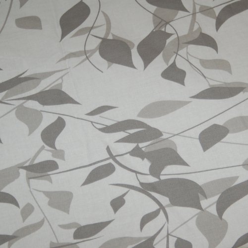 Ikea Ransby Duvet Cover Gray Leaves 3 Piece Set Full / Queen