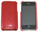 KingCase iPhone 3G & 3GS - Hard Case - Sparkles (Red) 8GB, 16GB, 32GB