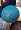 Designer Woven Ball String Lights - Blue - Set of 20
