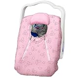 Baby's Cozy World Microfiber Embroidered Nylon Cover - Pink