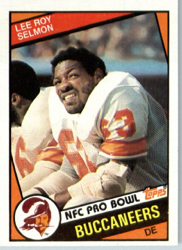 1984 Topps # 371 Lee Roy Selmon Tampa Bay Buccaneers Football Card - Shipped In Protective Screwdown Display Case!