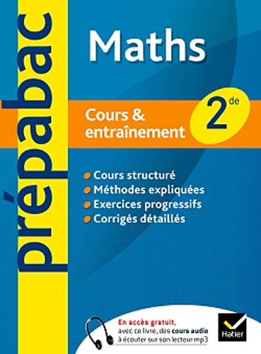 Prépabac cours & entraînement mathématiques 2de