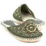 Rampage Kasey Green mules