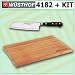 Wusthof 4182 Classic 5-inch Hollow Ground Santoku Knife w/Bamboo Cutting Board