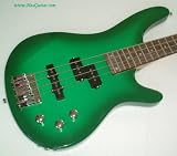 New Green Electric Bass Guitar pack