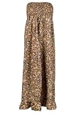 Summer long floral silk maxi dress elastic top one size