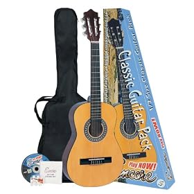 Encore ENC12OFT Natural Wood Half Size Classic Guitar Outfit