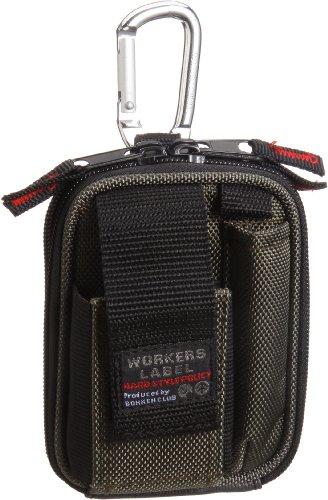 ワーカーズレーベル(WORKERS LABEL) ベルトクリップ式 携帯電話小物入れバッグ カーキ F-54G