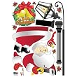 Easy Instant Decoration Wall Sticker Decal - A Family Christmas with Santa Claus