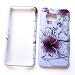 HTC Droid Incredible (Verizon) Snap-on Protector Hard Cover Image Cover "Artistic Purple Flowers" Design