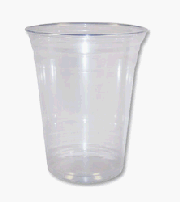 16 oz. (500 cc) Karat Clear PET Cups - Grade A by C & F Popcorn